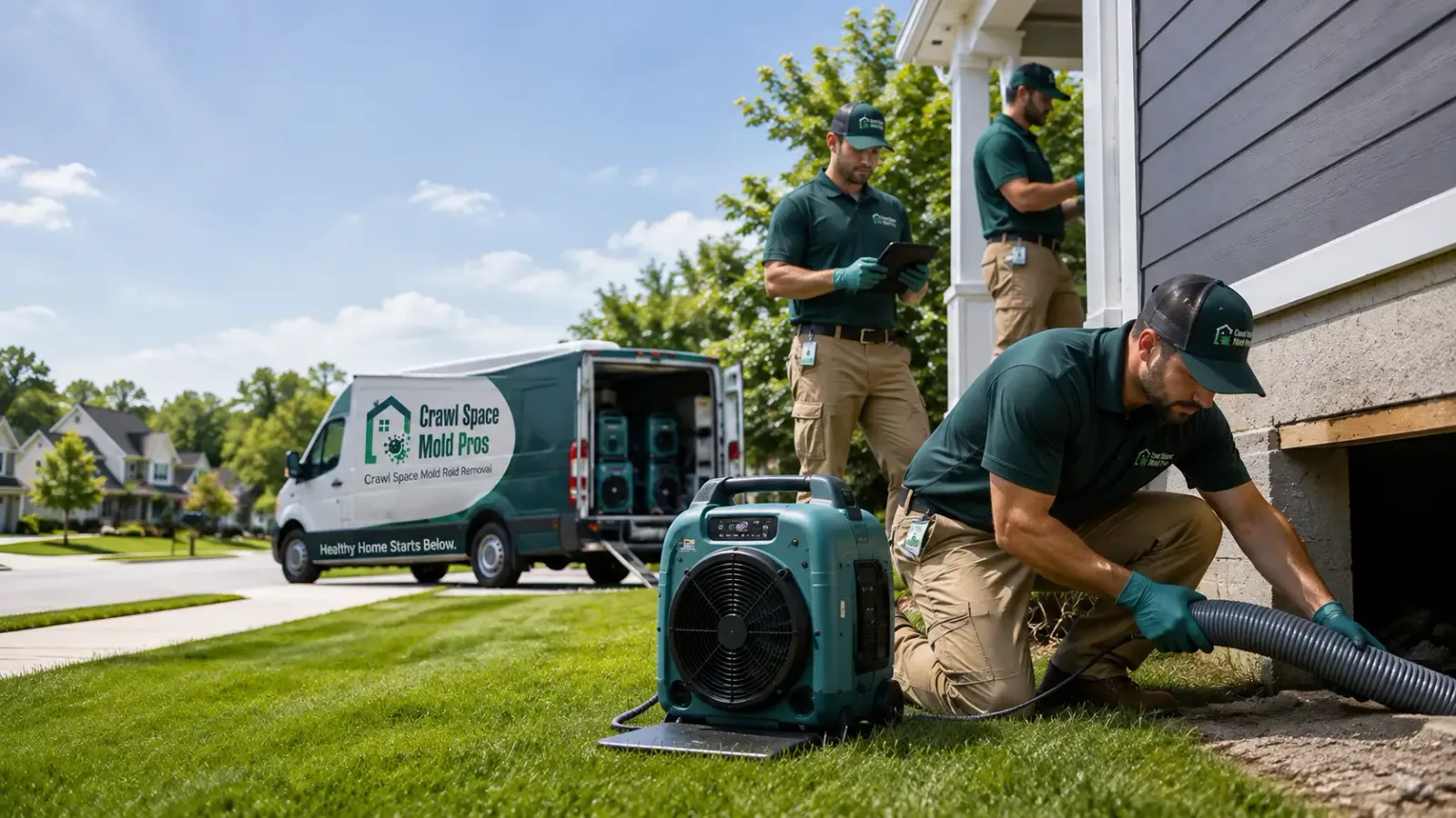 Crawl Space Mold Removal in Collins, IA